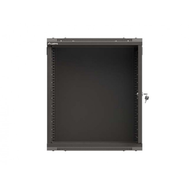 Lanberg WF03-5312-10B rack cabinet 12U Wall mounted rack Black