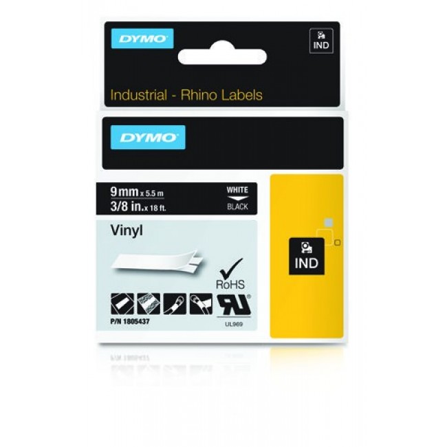 DYMO IND Vinyl Labels DYMO IND Vinyl Labels