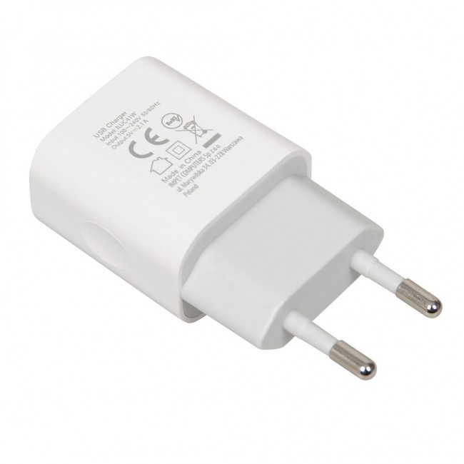 Power charger iBOX C-41 USB 2A, 1 USB port, microUSB cable, White Power charger iBOX C-41 USB 2A, 1 USB port, microUSB cable, White
