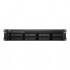 Synology RackStation RS1221+ NAS/storage server Rack (2U) Ryzen Embedded V1500B 4 GB DDR4 0 TB DiskStation Manager Black