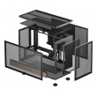 DeepCool CH260 WOOD Micro Tower Black, Wood