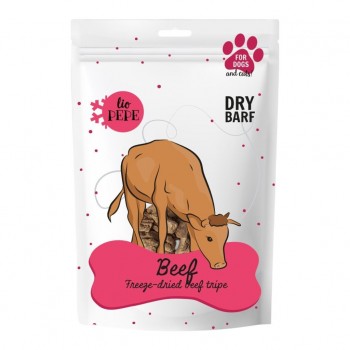 PAKA ZWIERZAKA Lio Pepe Beef tripe Mono - treat for dogs and cats - 60g