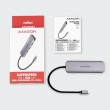 Axagon HMC-5 USB 3.2 Gen 1 hub, 2x USB-A, HDMI, SD/microSD, PD 100W, 20cm USB-C cable
