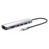 Manhattan USB-C Dock/Hub with Card Reader, Ports (x5): Ethernet, HDMI, USB-A (x2) and USB-C, with Power Delivery (PD) 100W- requires external USB-C charger (not included). USB powered (no external power supply required) when PD is not in use