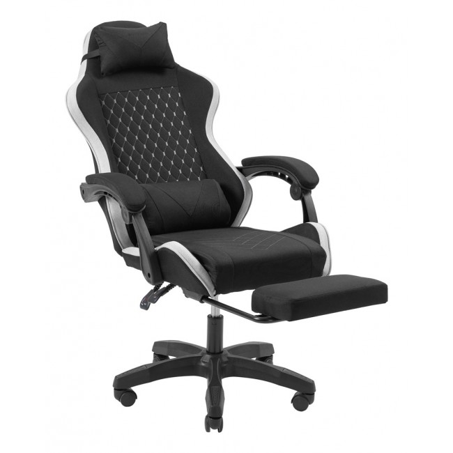Mars Gaming MGC-X Fabric PC gaming chair Padded seat Black, White Mars Gaming MGC-X Fabric PC gaming chair Padded seat Black, White