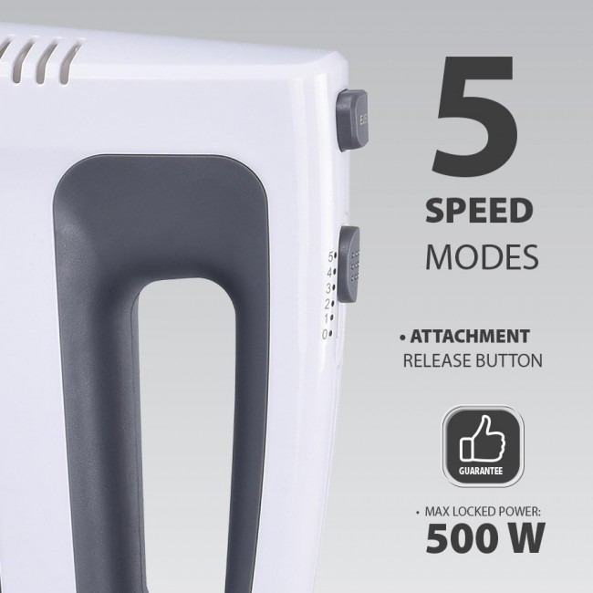 Hand mixer MAESTRO MR-502 500W White, Black