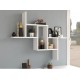 FIESTA hanging shelf 85x15x73.5 cm, white