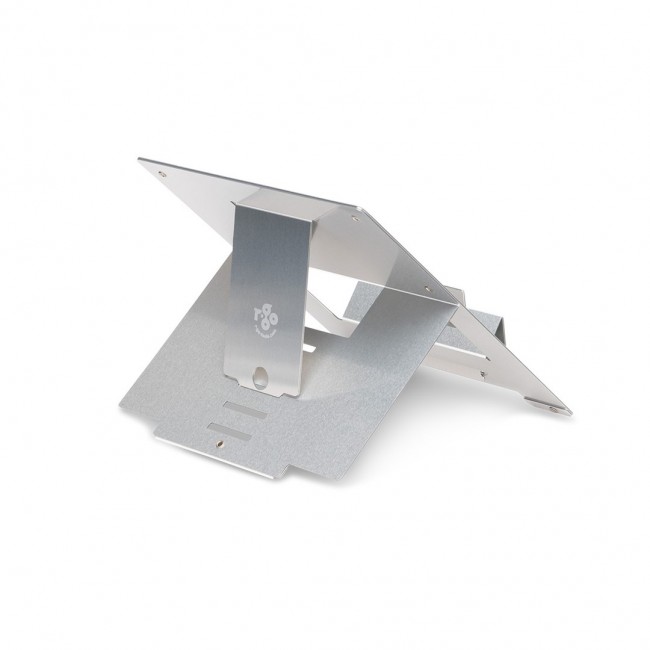 R-Go Tools Laptop stand R-Go Riser Flexible, adjustable folding laptop riser, ergonomic, Hylite aluminum, silver