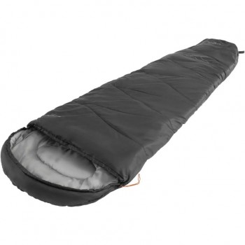 Easy Camp Starling Mummy Black 8 C | Sleeping Bag | 210 x 75 x 50 cm | -5 to 12 C | Two-way open-end, autolock