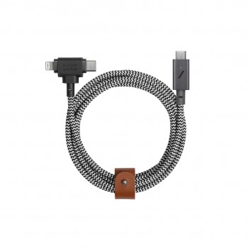 Native Union Belt Cable Duo Pro (USB-C to USB-C/Lightning)