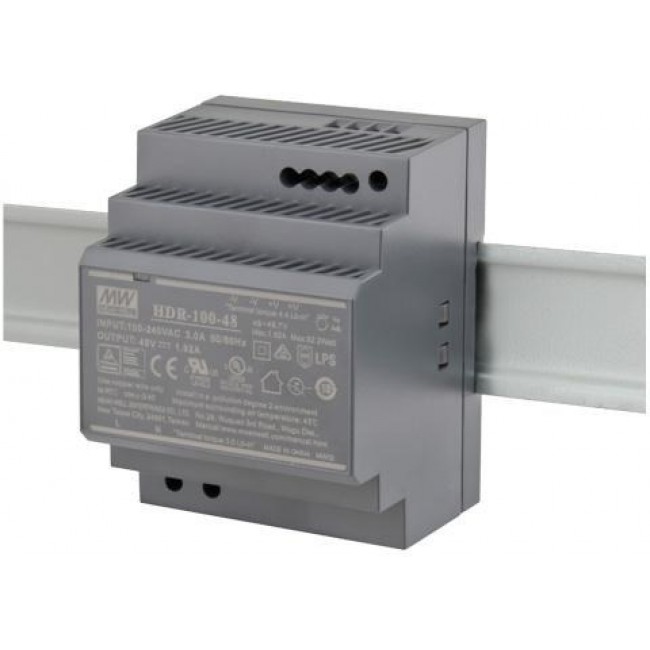 DIN Rail Switching Power Supply MEAN WELL HDR-100- DIN Rail Switching Power Supply MEAN WELL HDR-100-
