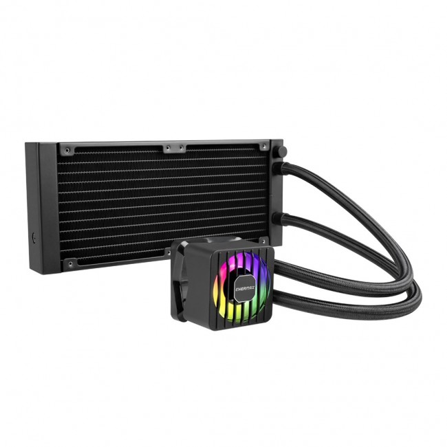 Enermax LIQMAXFLO Processor Liquid cooling kit 12 cm Black 1 pc(s) Enermax LIQMAXFLO Processor Liquid cooling kit 12 cm Black 1 pc(s)