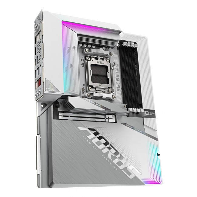 GIGABYTE B650E AORUS STEALTH ICE Motherboard - AMD Ryzen 9000 Series CPUs, 12+2+2 Phases VRM, up to 8000MHz DDR5 (OC), 1xPCIe 5.0 + 2xPCIe 4.0 M.2, 2.5GbE LAN, WIFI 7, USB 3.2 Gen 2x2 GIGABYTE B650E AORUS STEALTH ICE Motherboard - AMD Ryzen 9000 Series CPUs, 12+2+2 Phases VRM, up to 8000MHz DDR5 (OC), 1xPCIe 5.0 + 2xPCIe 4.0 M.2, 2.5GbE LAN, WIFI 7, USB 3.2 Gen 2x2