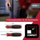 Speede PocketDrive electric screwdriver with bit cassette and bag