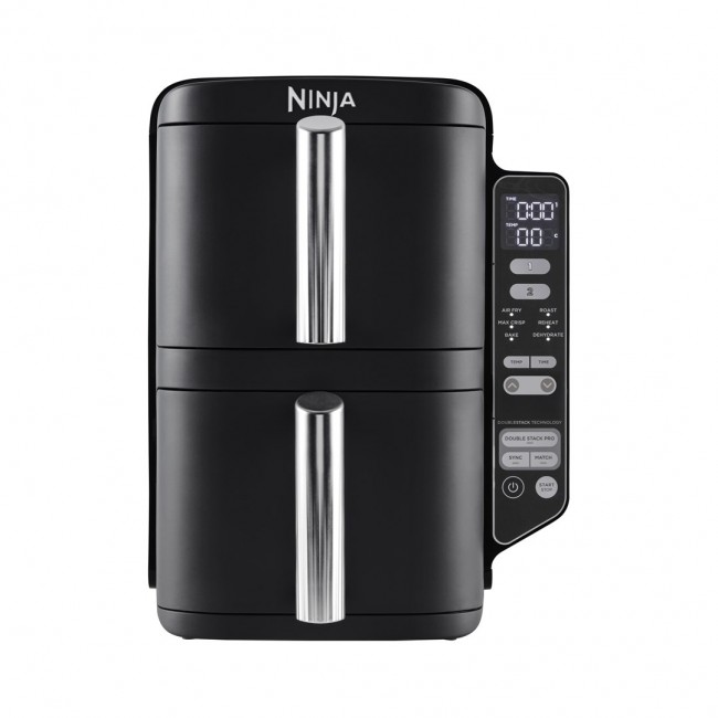 Ninja SL300EU fryer Double 7.6 L Stand-alone 2470 W Low fat fryer Black