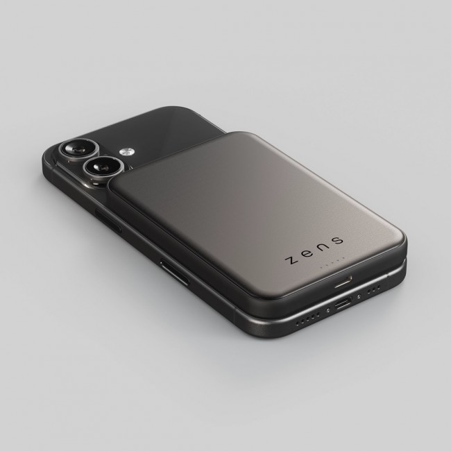 ZENS ZEPP06B/00 power bank 5000 mAh Wireless charging Black