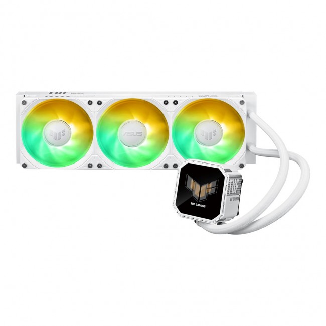 ASUS TUF Gaming LC III 360 ARGB LCD White Edition Processor All-in-one liquid cooler 12 cm 1 pc(s) ASUS TUF Gaming LC III 360 ARGB LCD White Edition Processor All-in-one liquid cooler 12 cm 1 pc(s)