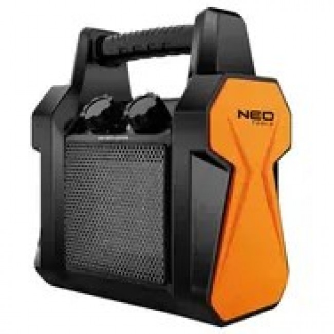NEO TOOLS 90-060 electric space heater Ceramic PTC 2000 W Black, Orange