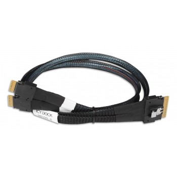Icy Dock MB306L-B Serial Attached SCSI (SAS) cable 0.5 m Black