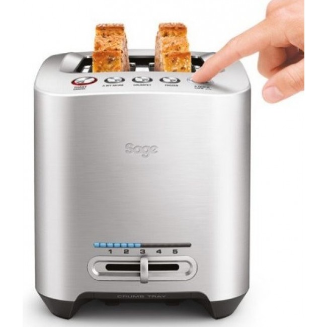 Sage the Smart Toast 5 2 slice(s) Silver Sage the Smart Toast 5 2 slice(s) Silver