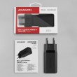 AXAGON ACU-DPQ65 Charger, 2x USB-C, 1x USB-A, PD3.0/QC4+/PPS, 65W - black