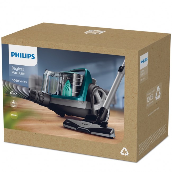 Philips 5000 series FC9555/09 vacuum 1.5 L Cylinder vacuum Dry 900 W Bagless Philips 5000 series FC9555/09 vacuum 1.5 L Cylinder vacuum Dry 900 W Bagless