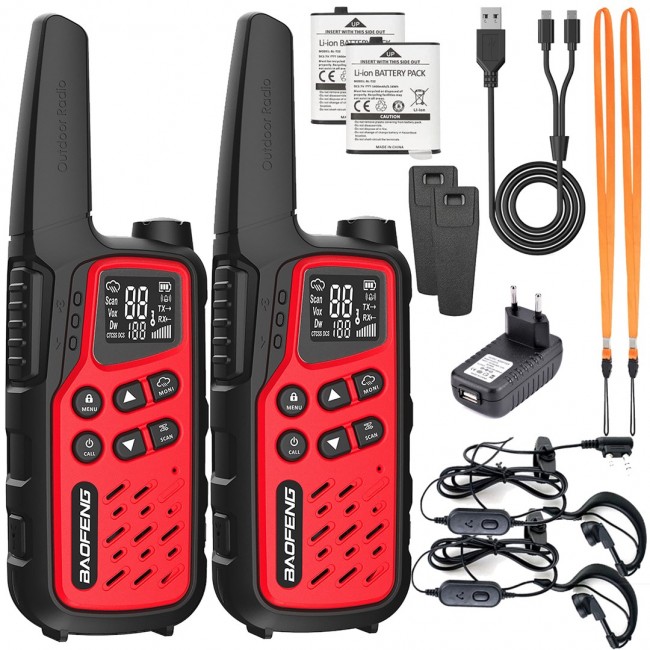 Walkie-Talkie Baofeng BF-T25E Red Walkie-Talkie Baofeng BF-T25E Red