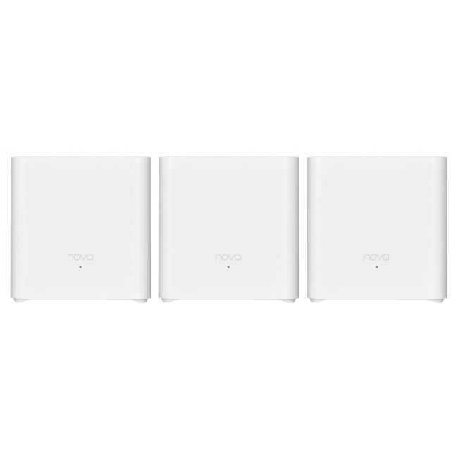Tenda EX3-3 mesh wi-fi system Dual-band (2.4 GHz / 5 GHz) Wi-Fi 6 (802.11ax) White 1 Internal Tenda EX3-3 mesh wi-fi system Dual-band (2.4 GHz / 5 GHz) Wi-Fi 6 (802.11ax) White 1 Internal