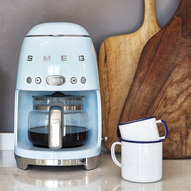 Smeg 50's Style Drip Filter Coffee Machine DCF02PBEU Pastel Blue Smeg 50's Style Drip Filter Coffee Machine DCF02PBEU Pastel Blue