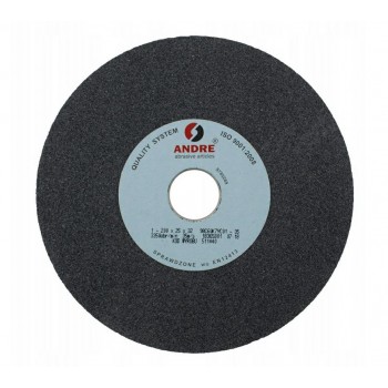 ANDRE FLAT GRINDING WHEEL 200mm x 25mm x 32mm 98C60K7VC01-35 BLACK 