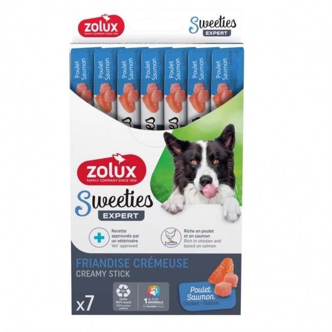 ZOLUX Sweeties with salmon and chicken - dog treat - 7x14g ZOLUX Sweeties with salmon and chicken - dog treat - 7x14g