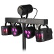 LIGHT4ME Belka LED Par Derby Laser - lighting kit