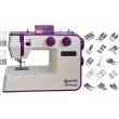 UCZNIK TERESA sewing machine, white-violet UCZNIK TERESA sewing machine, white-violet
