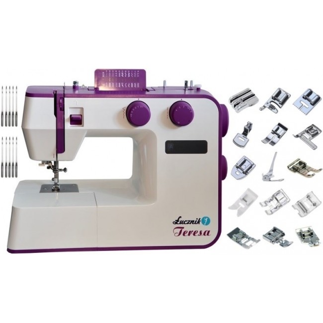  UCZNIK TERESA sewing machine, white-violet