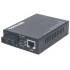 Intellinet Gigabit Ethernet Single Mode Media Converter, 10/100/1000Base-T to 1000Base-Lx (SC) Single-Mode, 20km (Euro 2-pin plug)