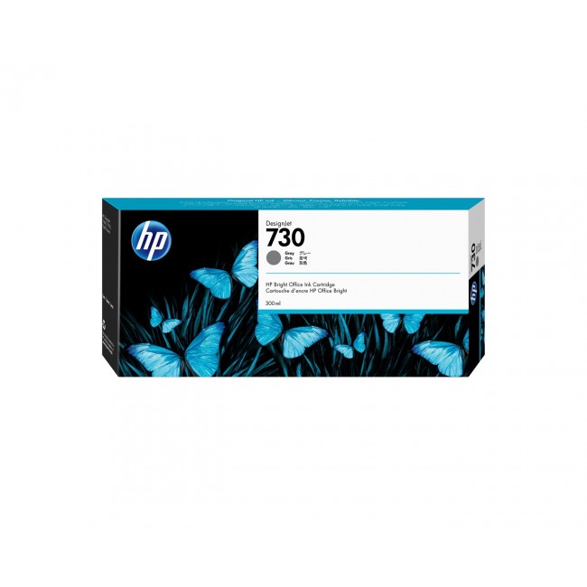 HP 730 300-ml Gray DesignJet Ink Cartridge