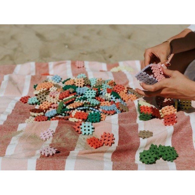 Marioinex Mini Waffle building blocks, 500 pieces, pastel colours