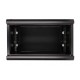 Extralink Rackmount cabinet 6U 600x450 Black wall mounted
