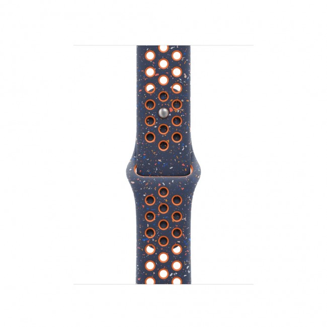 Apple MYJX3ZM/A smart wearable accessory Band Blue, Orange Fluoroelastomer