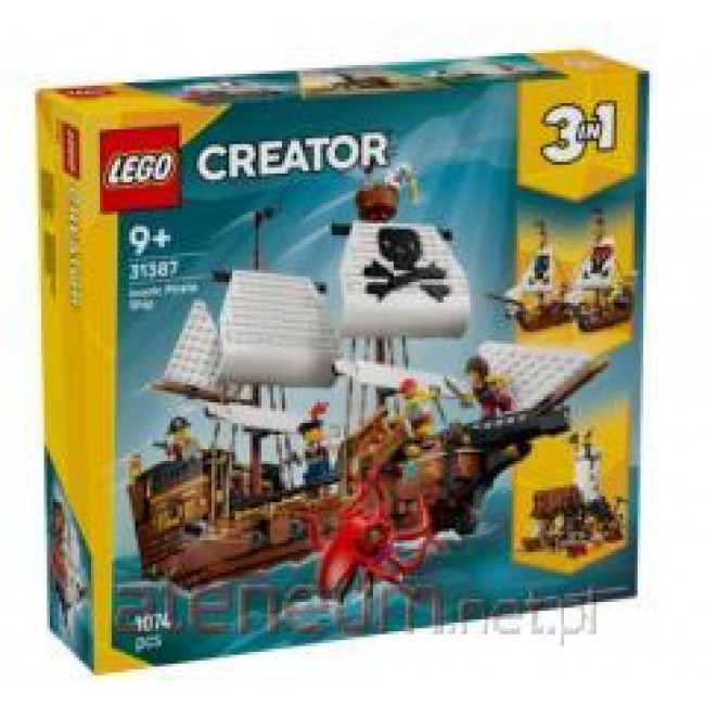 LEGO CREATOR 3 IN 1 31387 Iconic Pirate Ship