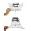 Mesko Home MS 7710 Indoor White 800 W Quartz electric space heater