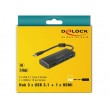 DeLOCK 63931 laptop dock/port replicator USB 3.2 Gen 1 (3.1 Gen 1) Type-C Black DeLOCK 63931 laptop dock/port replicator USB 3.2 Gen 1 (3.1 Gen 1) Type-C Black