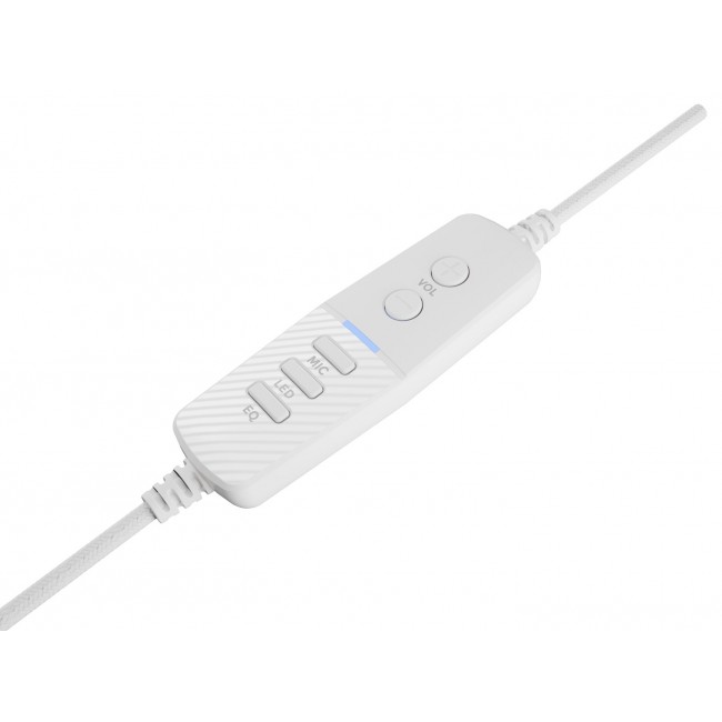 GENESIS Neon 764 Headset Wired Head-band Gaming USB Type-A White