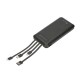 Extralink Powerbank EPB-083 10000mAh Black Power bank, USB-C