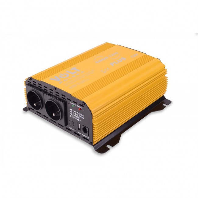 VOLT CONVERTER POLAND SINUS PLUS 1200 12V / 230V 600/1200W VOLT CONVERTER POLAND SINUS PLUS 1200 12V / 230V 600/1200W