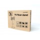 Gembird TVS-86TR-01-W TV floor stand, 37
