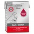 PLATINUM Menu Adult Beef+Chicken - wet dog food - 185g