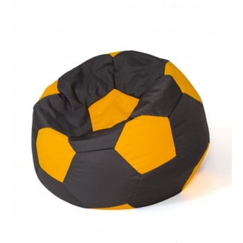 Sako bag pouffe Ball black-yellow XL 120 cm