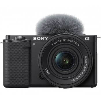 Sony ZV-E10 + E PZ 16-50mm F3.5-5.6 OSS II MILC 24.2 MP CMOS 6000 x 4000 pixels Black