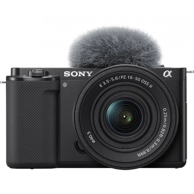 Sony ZV-E10 + E PZ 16-50mm F3.5-5.6 OSS II MILC 24.2 MP CMOS 6000 x 4000 pixels Black